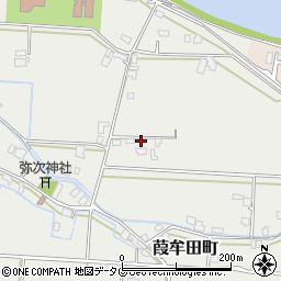 熊本県八代市葭牟田町201-1周辺の地図