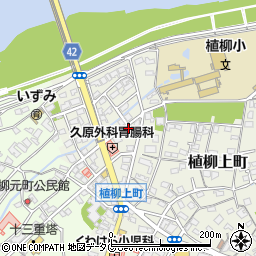 植柳アパート周辺の地図
