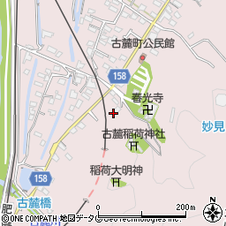 熊本県八代市古麓町966周辺の地図