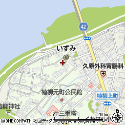 熊本県八代市植柳元町5922周辺の地図