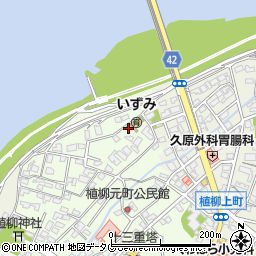 熊本県八代市植柳元町5921周辺の地図