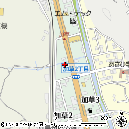 宮崎県東臼杵郡門川町加草2丁目119周辺の地図