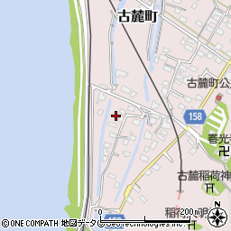 熊本県八代市古麓町835周辺の地図