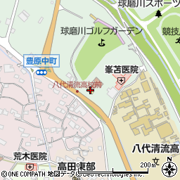 セブンイレブン八代渡町店周辺の地図