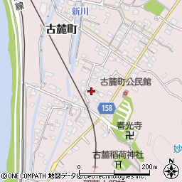 熊本県八代市古麓町376-6周辺の地図