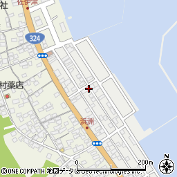 熊本県天草市旭町周辺の地図