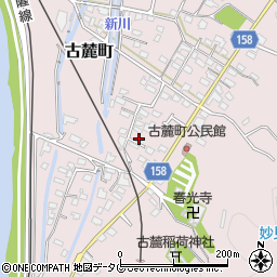 熊本県八代市古麓町376周辺の地図