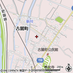 熊本県八代市古麓町318周辺の地図