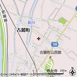 熊本県八代市古麓町318周辺の地図