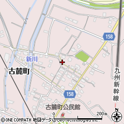 熊本県八代市古麓町207周辺の地図