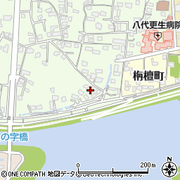 熊本県八代市古城町1586周辺の地図