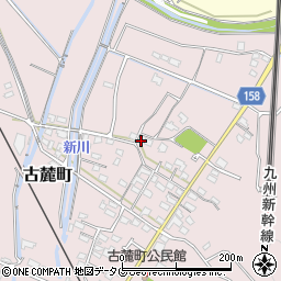 熊本県八代市古麓町166周辺の地図