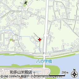 熊本県八代市古城町2493-7周辺の地図