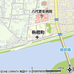 熊本県八代市栴檀町1513-1周辺の地図