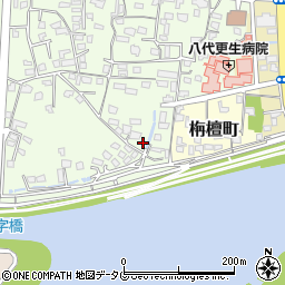 熊本県八代市古城町1539周辺の地図