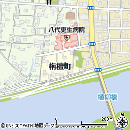 熊本県八代市栴檀町1507-2周辺の地図