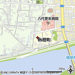 熊本県八代市栴檀町1524周辺の地図