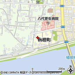 熊本県八代市栴檀町1524-1周辺の地図