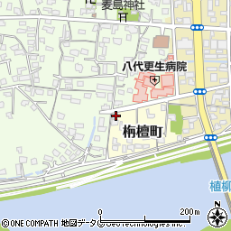 熊本県八代市栴檀町1527周辺の地図