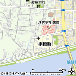 熊本県八代市栴檀町1526周辺の地図