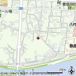 熊本県八代市古城町1684周辺の地図