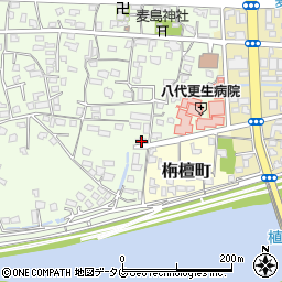 熊本県八代市古城町1699-1周辺の地図