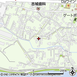 熊本県八代市古城町2468-12周辺の地図