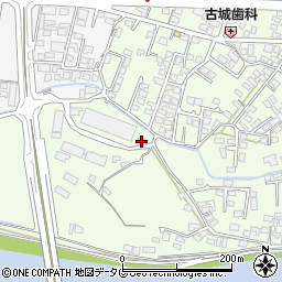 熊本県八代市古城町2721-2周辺の地図