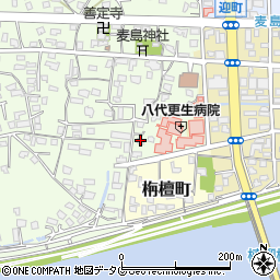 熊本県八代市古城町1702周辺の地図