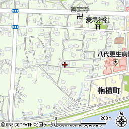 熊本県八代市古城町1790-3周辺の地図