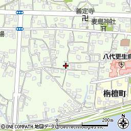 熊本県八代市古城町2161周辺の地図