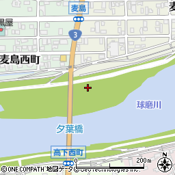 熊本県八代市麦島東町14周辺の地図