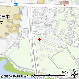 熊本県八代市古城町2633周辺の地図