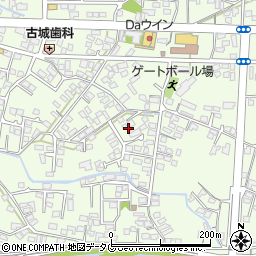 熊本県八代市古城町2417-1周辺の地図