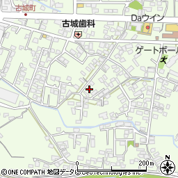 熊本県八代市古城町2456周辺の地図