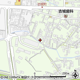 熊本県八代市古城町2782-80周辺の地図