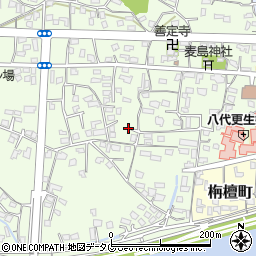 熊本県八代市古城町2159周辺の地図