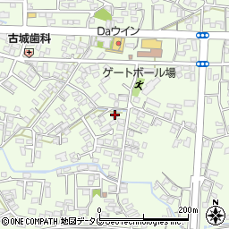 熊本県八代市古城町2417-4周辺の地図