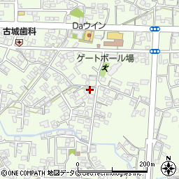 熊本県八代市古城町2417-3周辺の地図