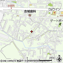 熊本県八代市古城町2460-16周辺の地図