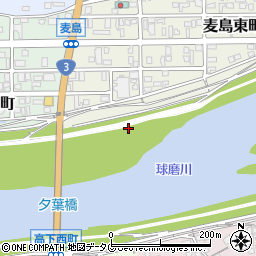 熊本県八代市麦島東町12周辺の地図