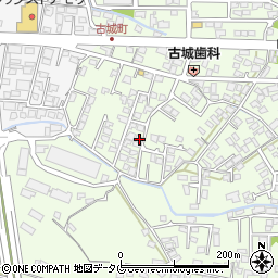 熊本県八代市古城町2782-60周辺の地図