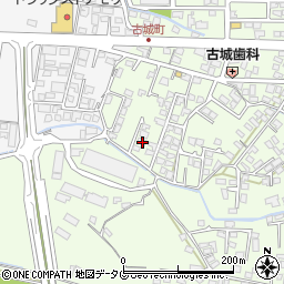 熊本県八代市古城町2782-87周辺の地図