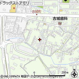 熊本県八代市古城町2782-52周辺の地図