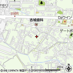 熊本県八代市古城町2780-17周辺の地図