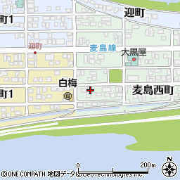 熊本県八代市麦島西町15-19周辺の地図