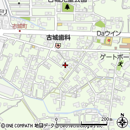 熊本県八代市古城町2780-19周辺の地図