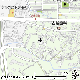 熊本県八代市古城町2782周辺の地図