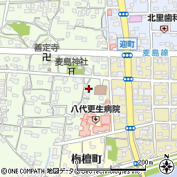 熊本県八代市古城町1726周辺の地図