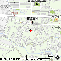 熊本県八代市古城町2780-15周辺の地図